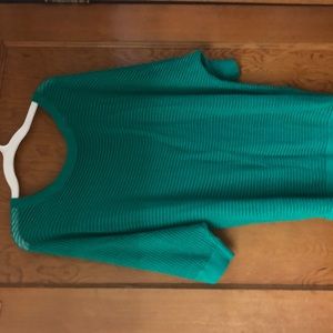 Express sweater green size large